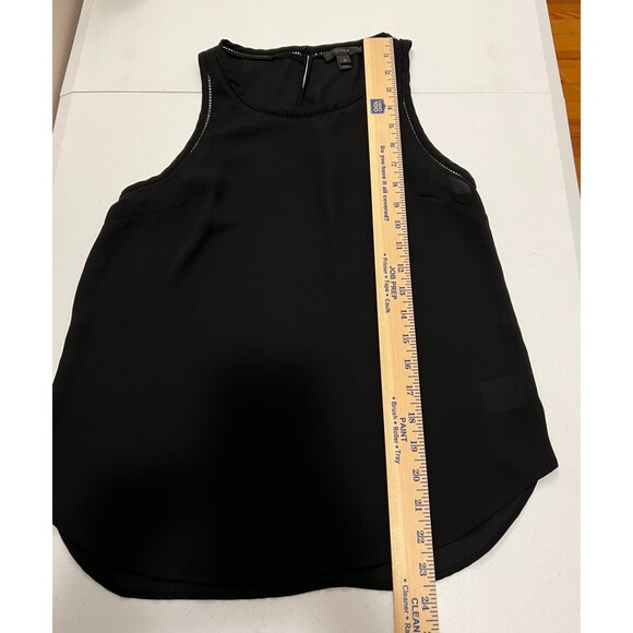 J Crew Black Sheer Sleeveless Blouse Tank - Women's 2 P *READ* - Picture 10 of 11